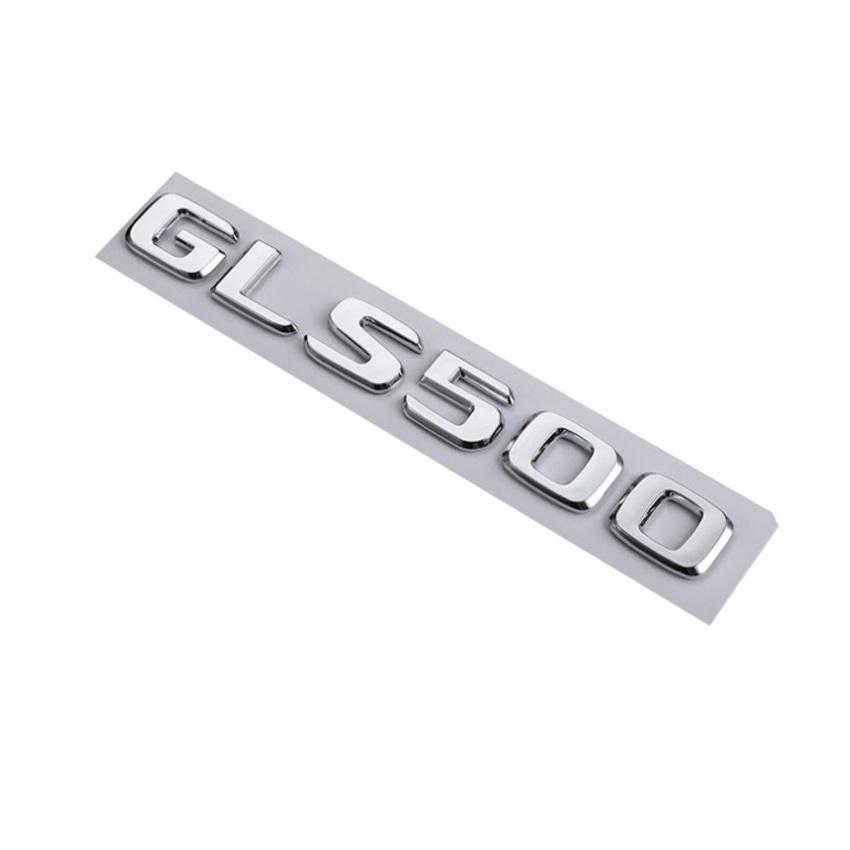 Decal tem chữ GLS450 và GLS500 dán đuôi xe ô tô Mercedes trang trí