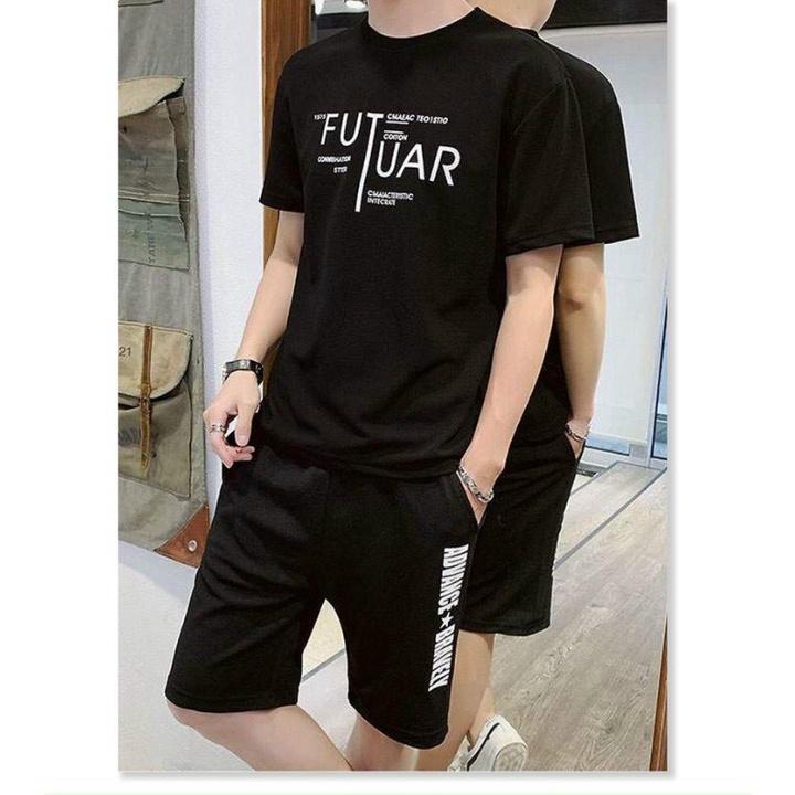 Set đồ nam tay lửng quần đùi co giãn thấm hút mồ hôi cực thoáng mát cá tính thời trang siêu hót của giới trẻ