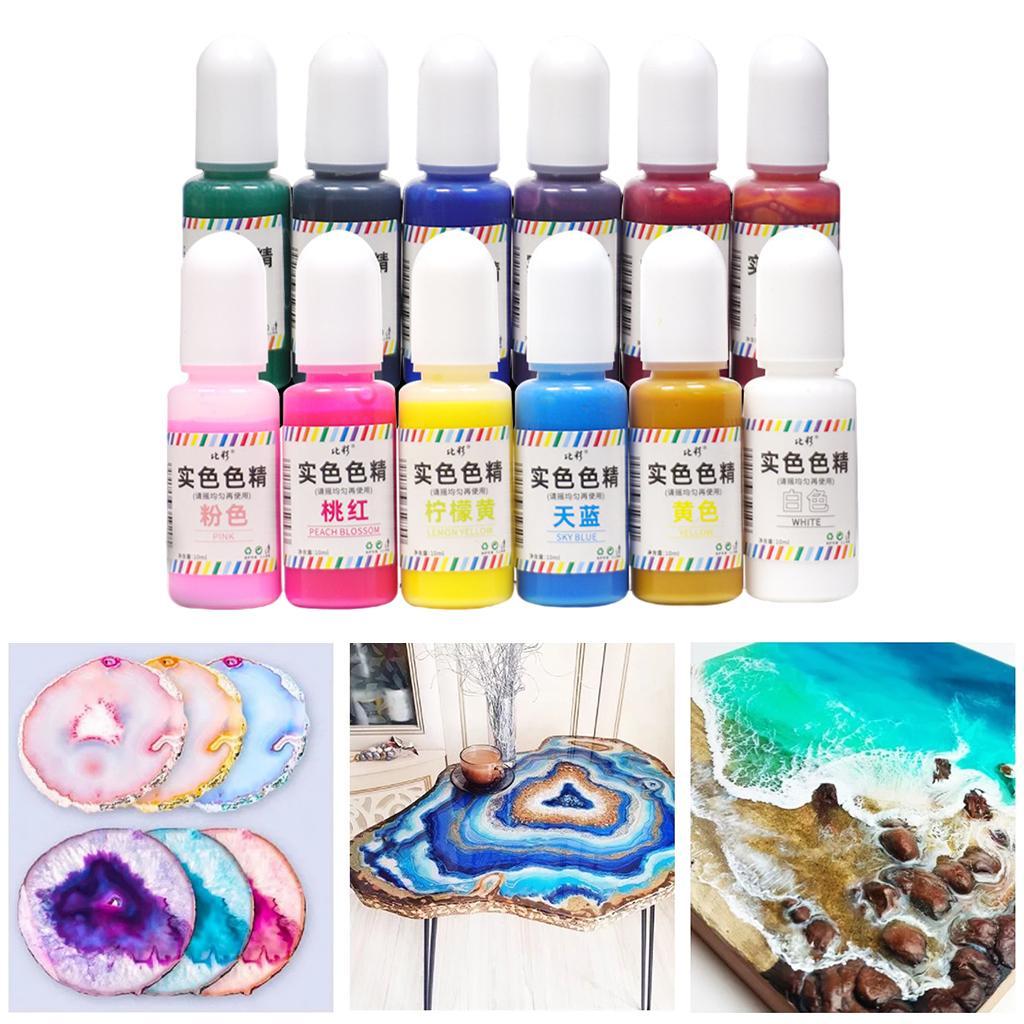 Set 12 Bottles Concentrated for Epoxy Resin   Art