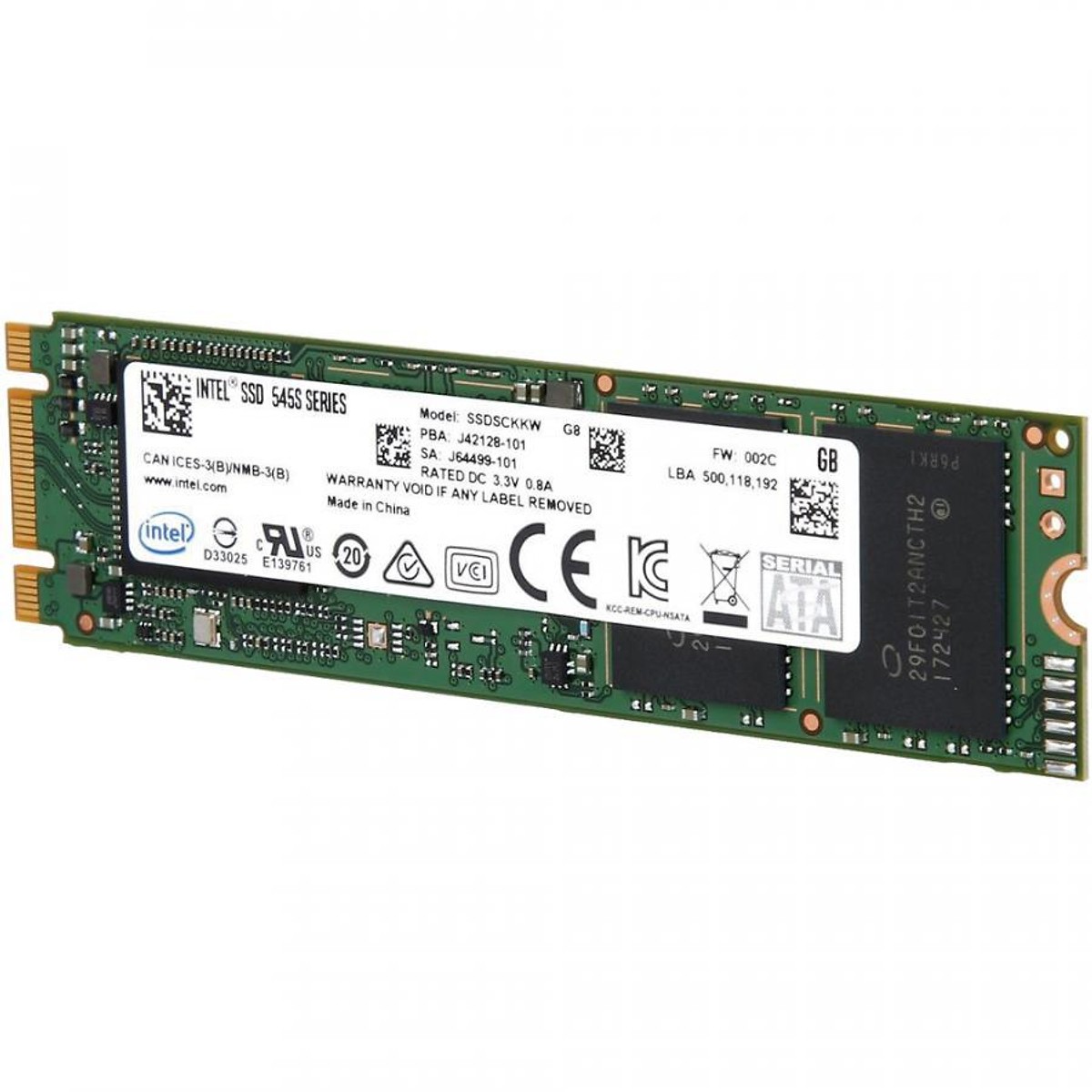 Ổ cứng gắn trong SSD Intel 545s 512GB M.2 2280 SSDSCKKW512G8X1 - Hàng Nhập Khẩu