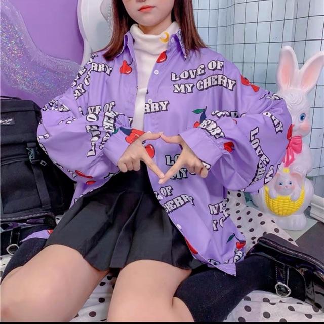 Sơ mi hoạ tiết Unisex