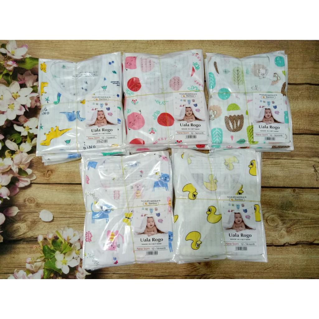 Bộ ba lỗ cotton giấy cho bé trai/ bé gái