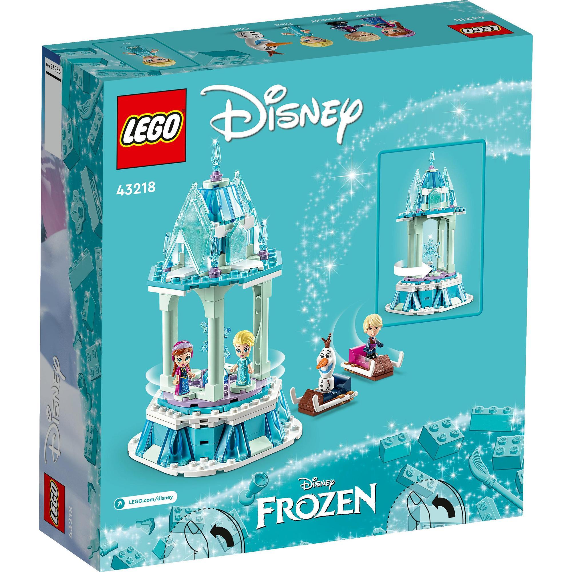 LEGO Disney Princess 43218 Đồ chơi lắp ráp Cung điện ma thuật của Anna và Elsa (175 chi tiết)