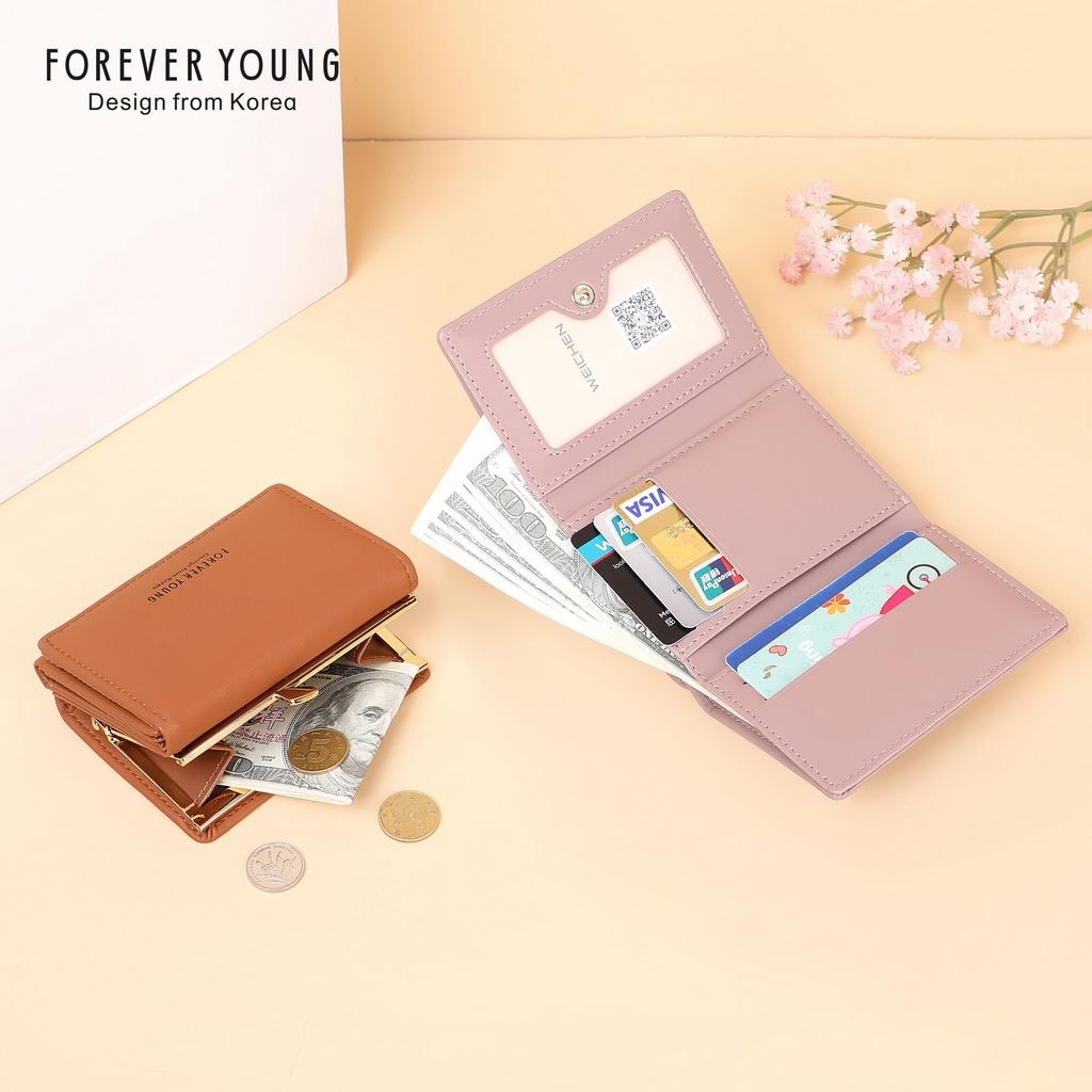 Ví Nữ Đẹp Mini Cầm Tay FOREVER YOUNG Nhiều Ngăn Đựng Tiền Cute Dễ Thương Giá Rẻ PFY28