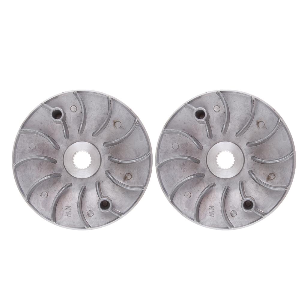 2Pieces Variator Drive Fan for GY6 125cc 150cc Scooter Moped ATV Go Kart