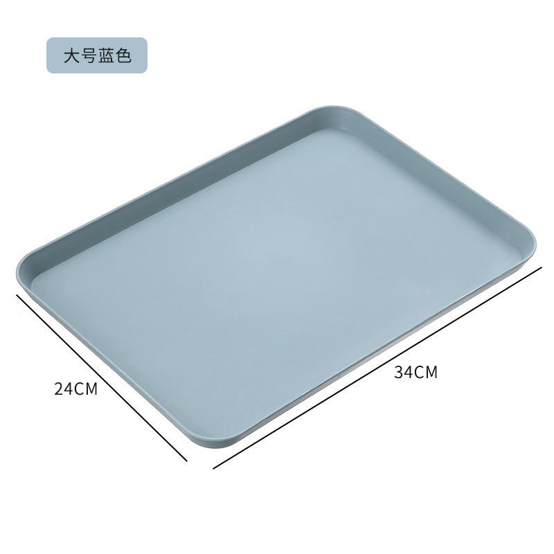 Khay Nhựa Hình Chữ Nhật Đựng Thức Ăn Họa Tiết