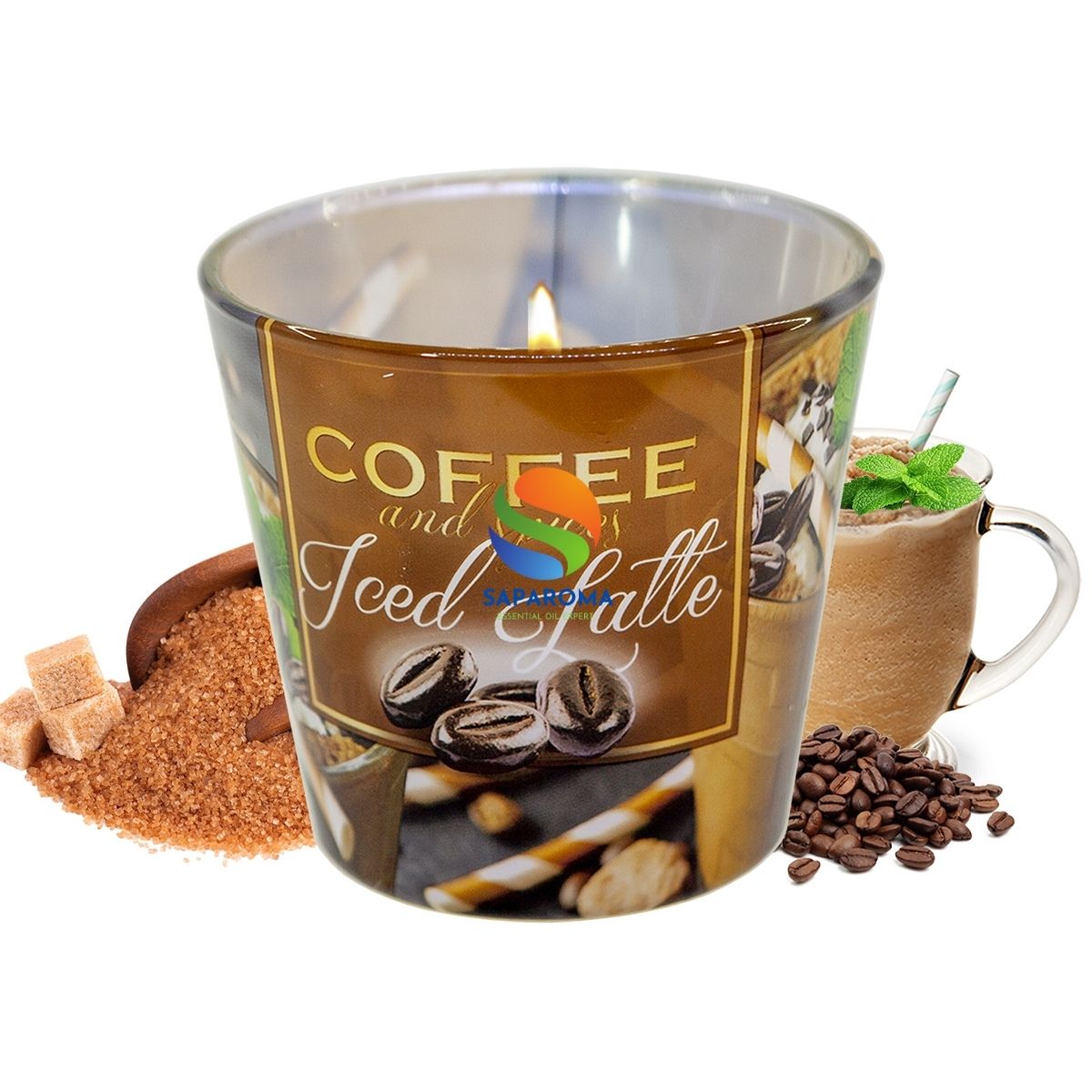 Ly nến thơm tinh dầu Bartek Coffee and Spices 115g QT04961 - cà phê capuchino, nến trang trí, thơm phòng, thư giãn, hỗ trợ khử mùi (giao mẫu ngẫu nhiên)