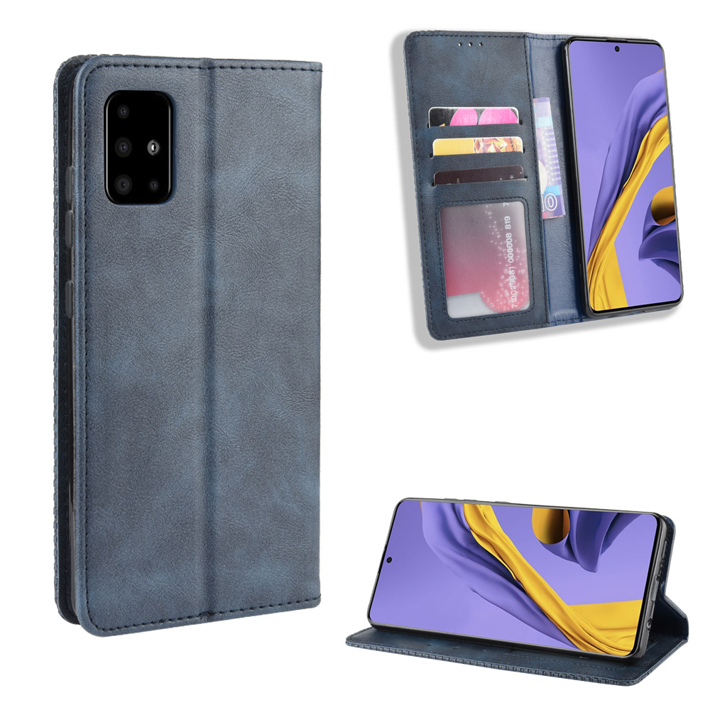 Bao da dạng ví, nam châm dành cho Samsung Galaxy A51 Luxury Leather Case - Hàng nhập khẩu