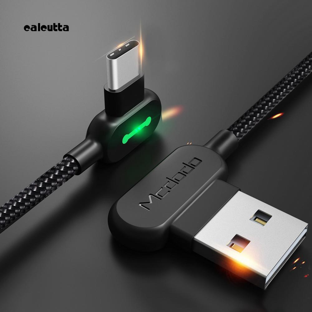 Dây cáp sạc USB nhanh loại C hình chữ L góc phải 0.5m/1.2m/1.8m