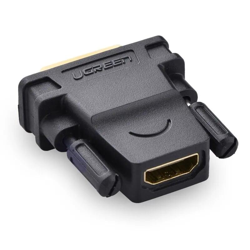 Ugreen UG2012420124TK Màu Đen Đầu chuyển đổi DVI 24 + 1 sang HDMI âm - HÀNG CHÍNH HÃNG