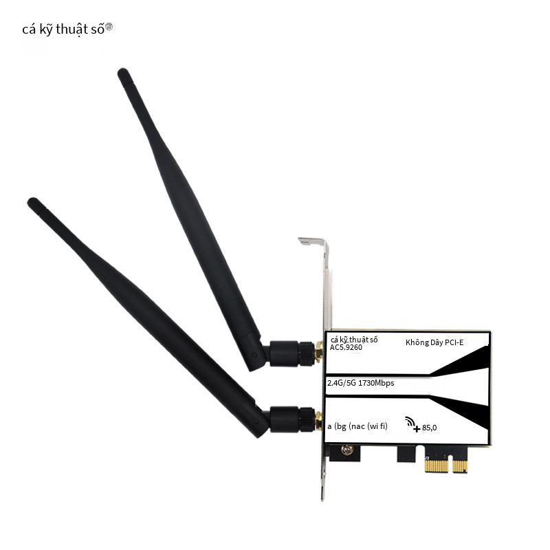 Giao hàng nhanh Magic 9260 module máy tính để bàn PCI-E tần số kép card mạng không dây WIFI1730 + Bluetooth
