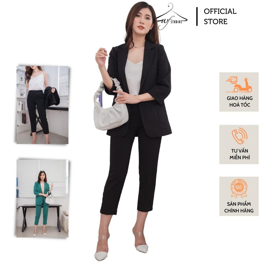 Set áo vest blazer nữ + quần tây - SV02 - WFStudios