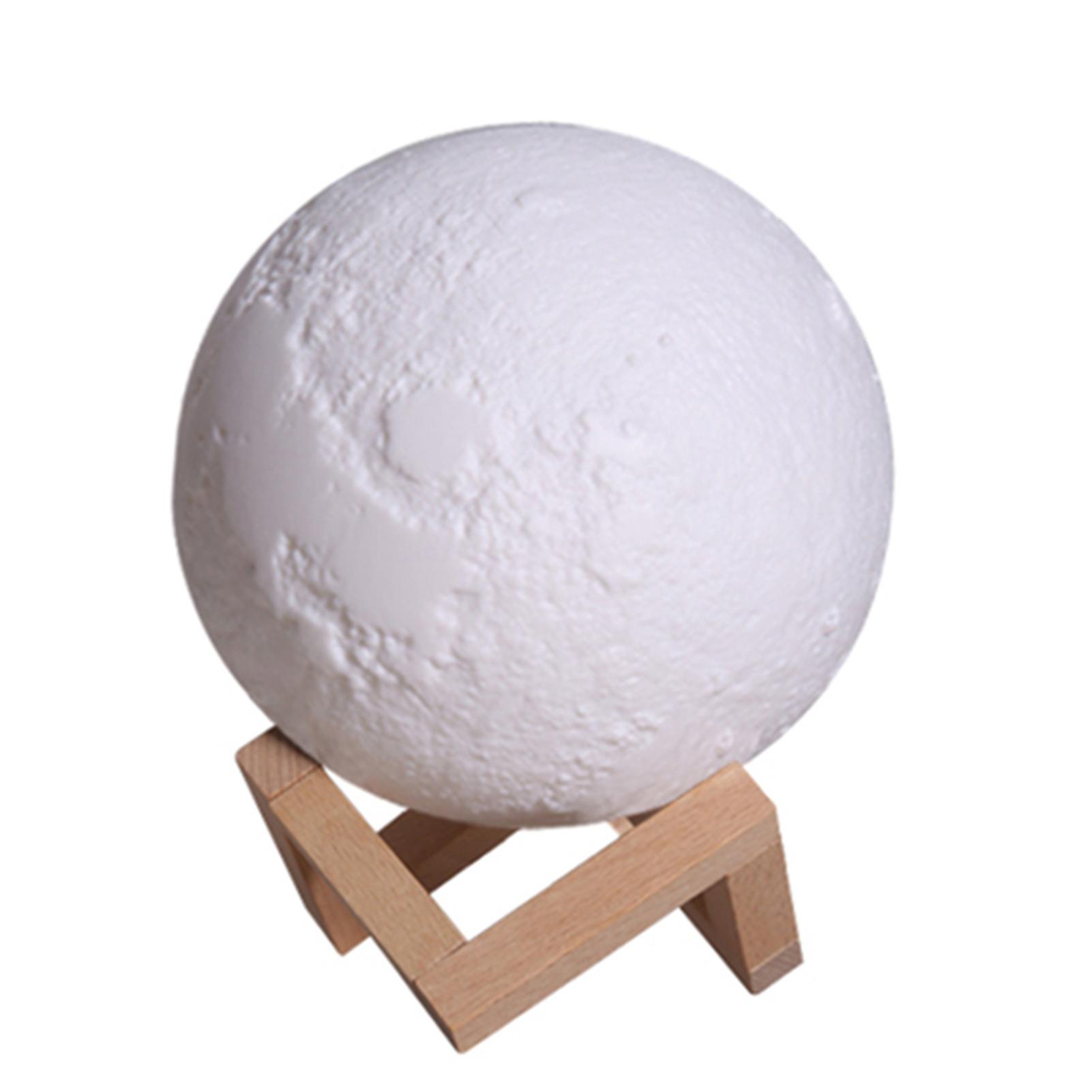 Máy làm ẩm không khí, khuếch tán tinh dầu, lọc sương có đèn LED hình mặt trăng, 880ml - Không có pin, có thể sạc lại