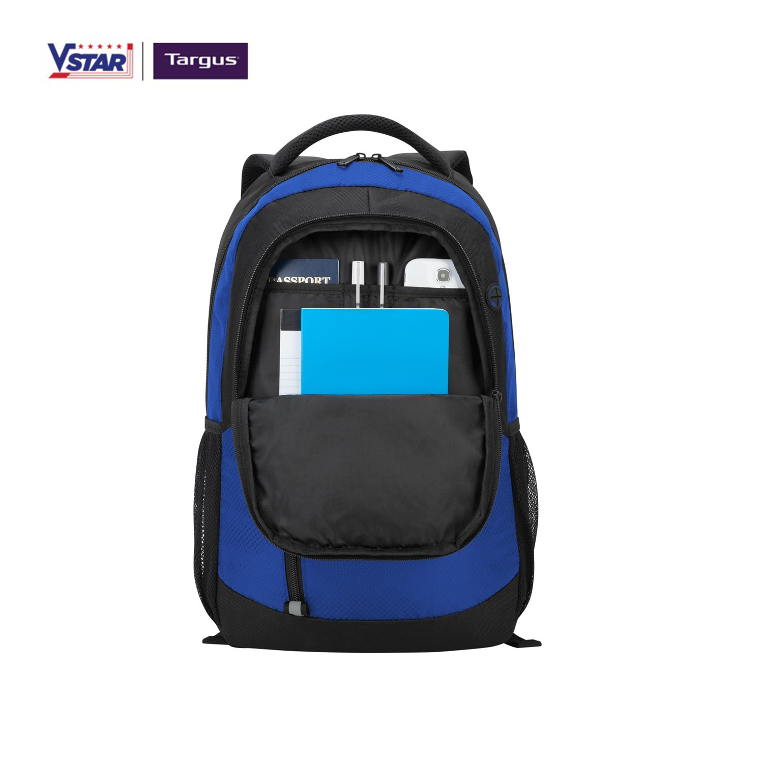 Balo Laptop Targus 15.6 inch Sport Backpack (Blue) - Hàng chính hãng