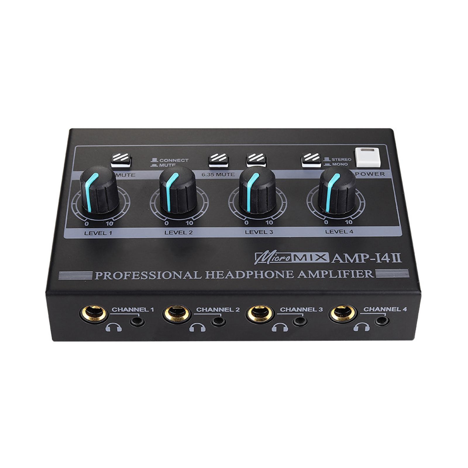 Headphone Amplifier Compact Professional US Adapter Wide Compatibility for Smartphones