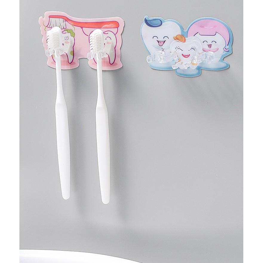 Miếng Dán Treo Bàn Chải Đánh Răng Dễ Thương