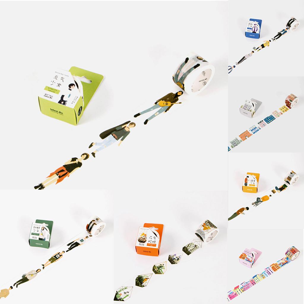 3 Rolls Tape DIY Decor Scrapbooking Masking Tape Adhesive Stickers Craft