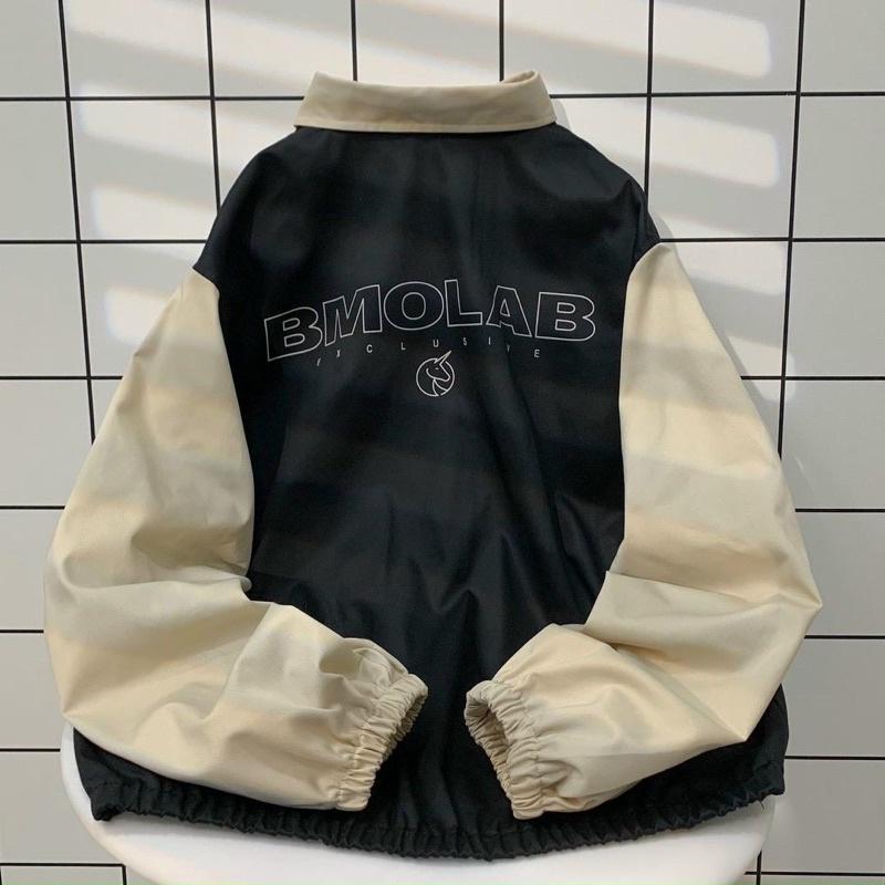 Áo Khoác Jacket Form Rộng BMO Vải Kaki Lót Dù Phong Cách Ulzzang Unisex