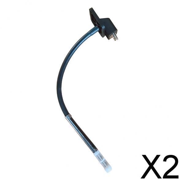 2xOutboard Engines Tubular Fuel Gauge Fuel Meter Set for Marine Boat Yatch