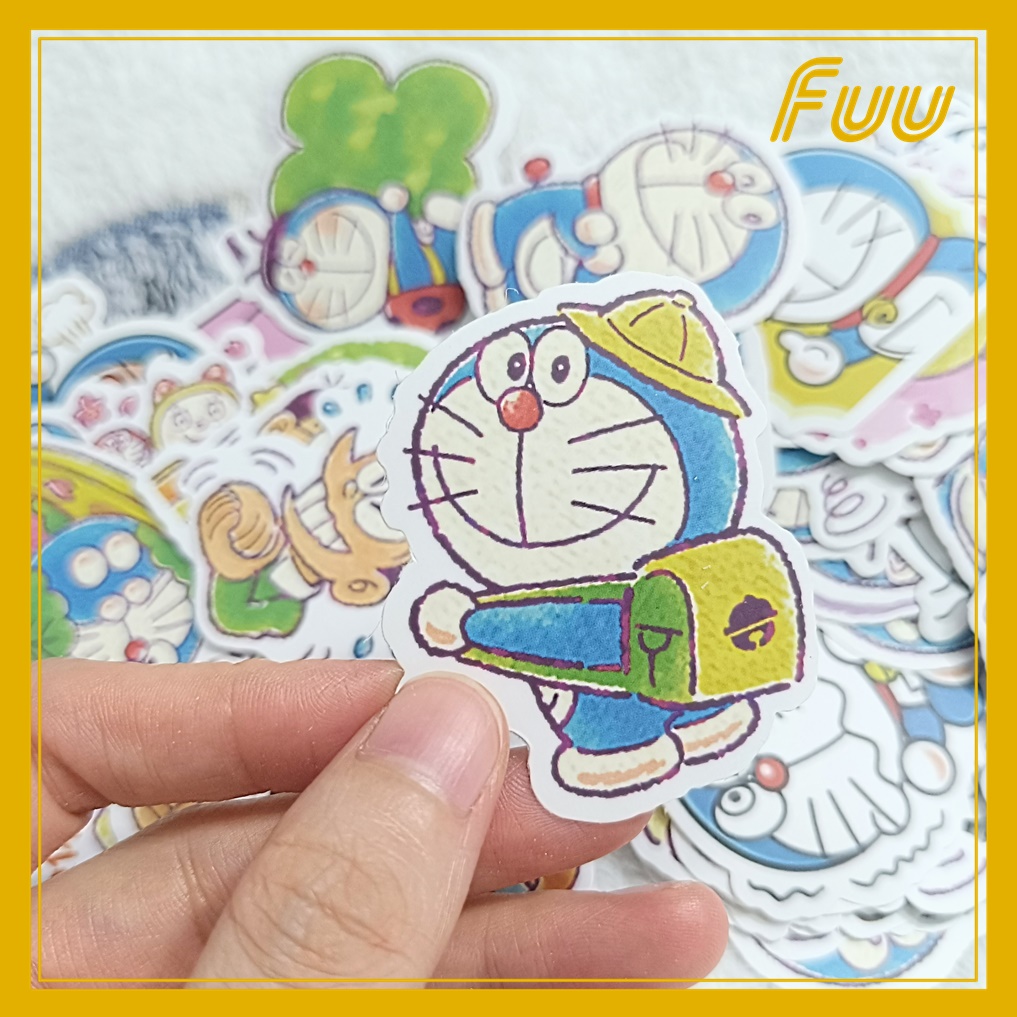 Bộ 60 hình dán Doraemon mẫu 1