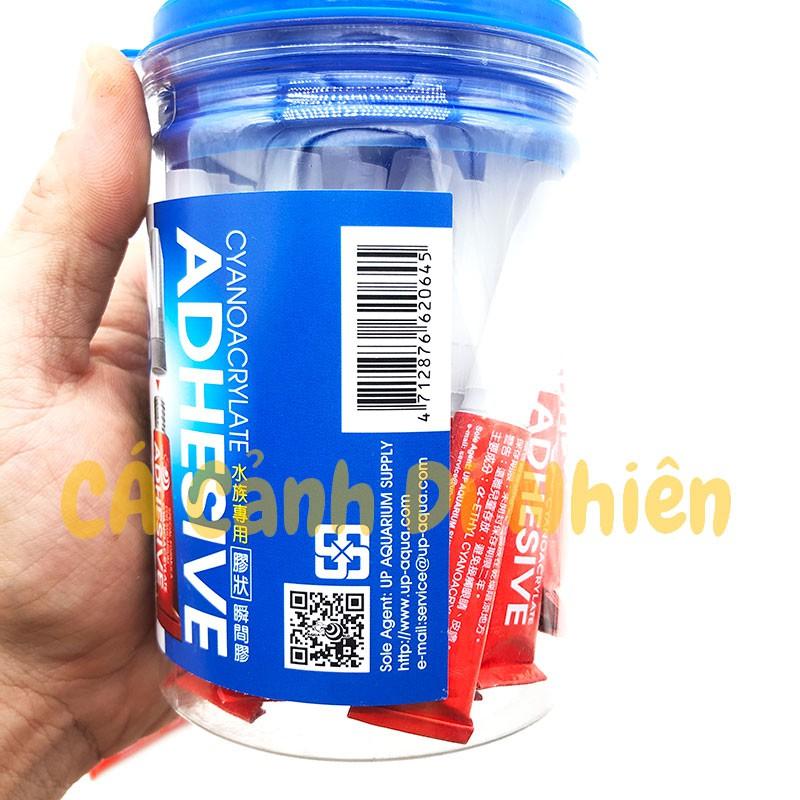 Keo dán rêu, đá, lũa ADHESIVE MÀU ĐỎ 5 Gram cho hồ cá thủy sinh