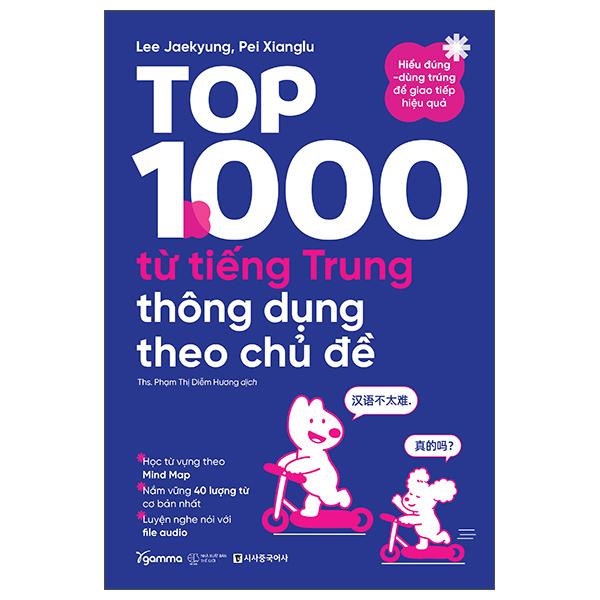 Sách - Top 1000 Từ Tiếng Trung Thông Dụng Theo Chủ Đề