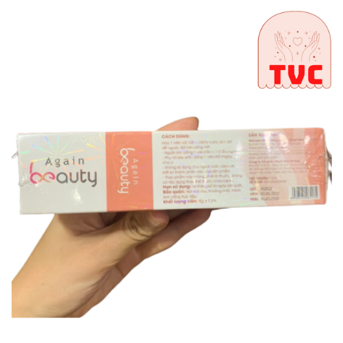 Combo 3 Hộp Viên Sủi Again Beauty Giúp Trắng Da, Mờ Nám, Ngăn Ngừa Lão Hóa (Mẫu Mới)