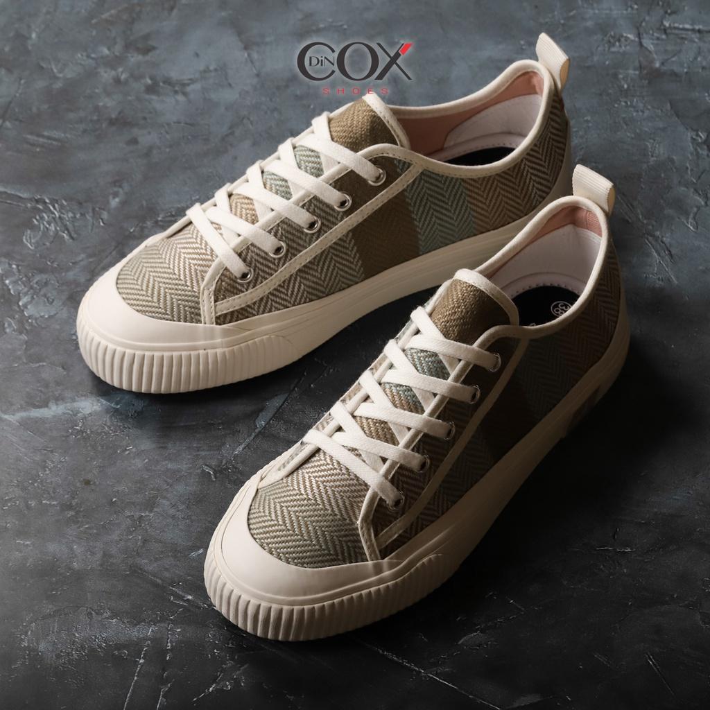 Giày Sneaker Bata Vải Canvas Nữ Dincox C20 Covi Blue Thời Trang Chính Hãng