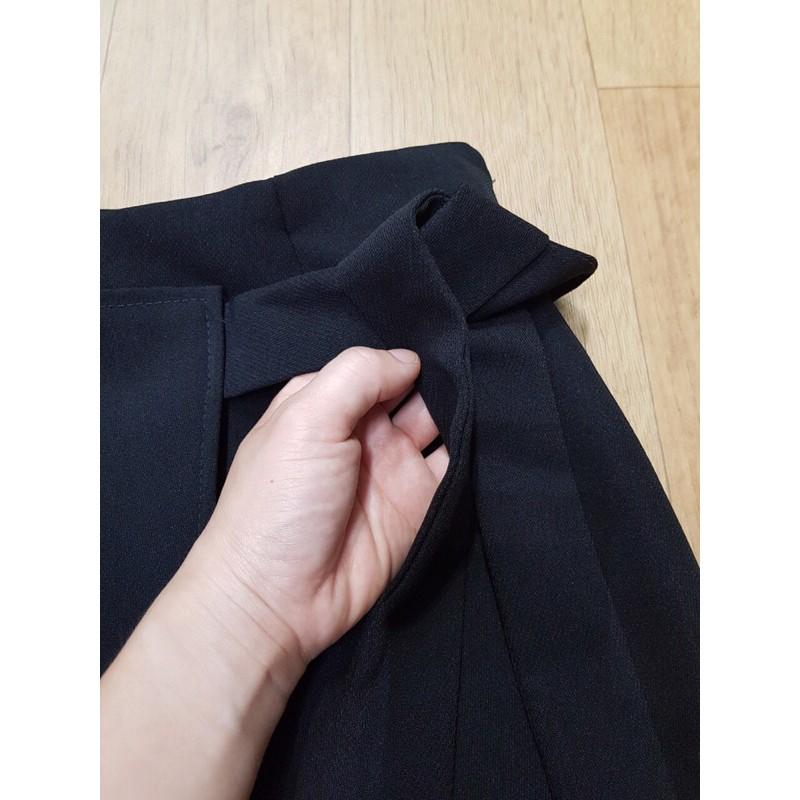 Chân váy chữ A đắp tà hàng đẹp loại 1