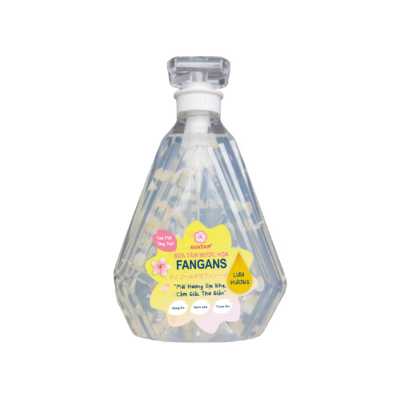 Sữa Tắm Cánh Hoa Tươi Giúp Trắng Mịn Da Avatar Shower Gel 800 mL