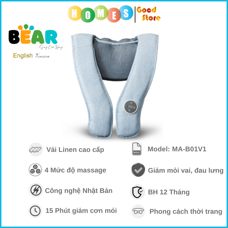 Máy Massage Cầm Tay Trị Liệu, Massage Cổ Vai Gáy Cao Cấp Nóng Lạnh YESOUL MG16 4 Chế Độ Chườm Nhiệt 50 Độ C Công Suất 50 W - Hàng Chính Hãng