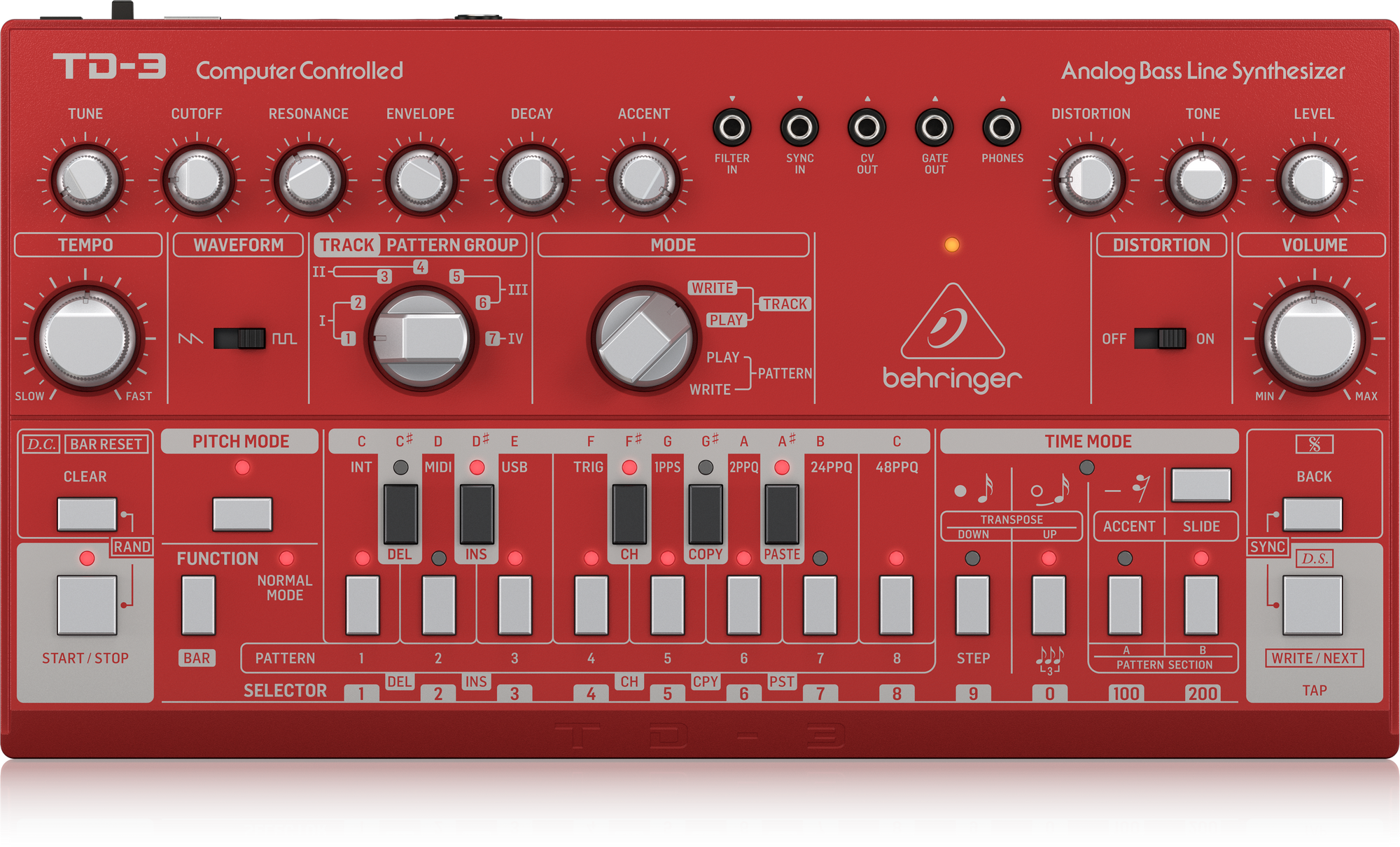 Behringer Analog Bass Line Synthesizer TD-3-RD- Hàng Chính Hãng