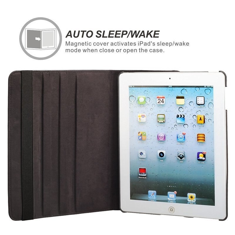 Bao da dành cho iPad Pro 12.9 xoay 360 độ chống bụi chấm thấm tiện lợi - Hàng nhập khẩu