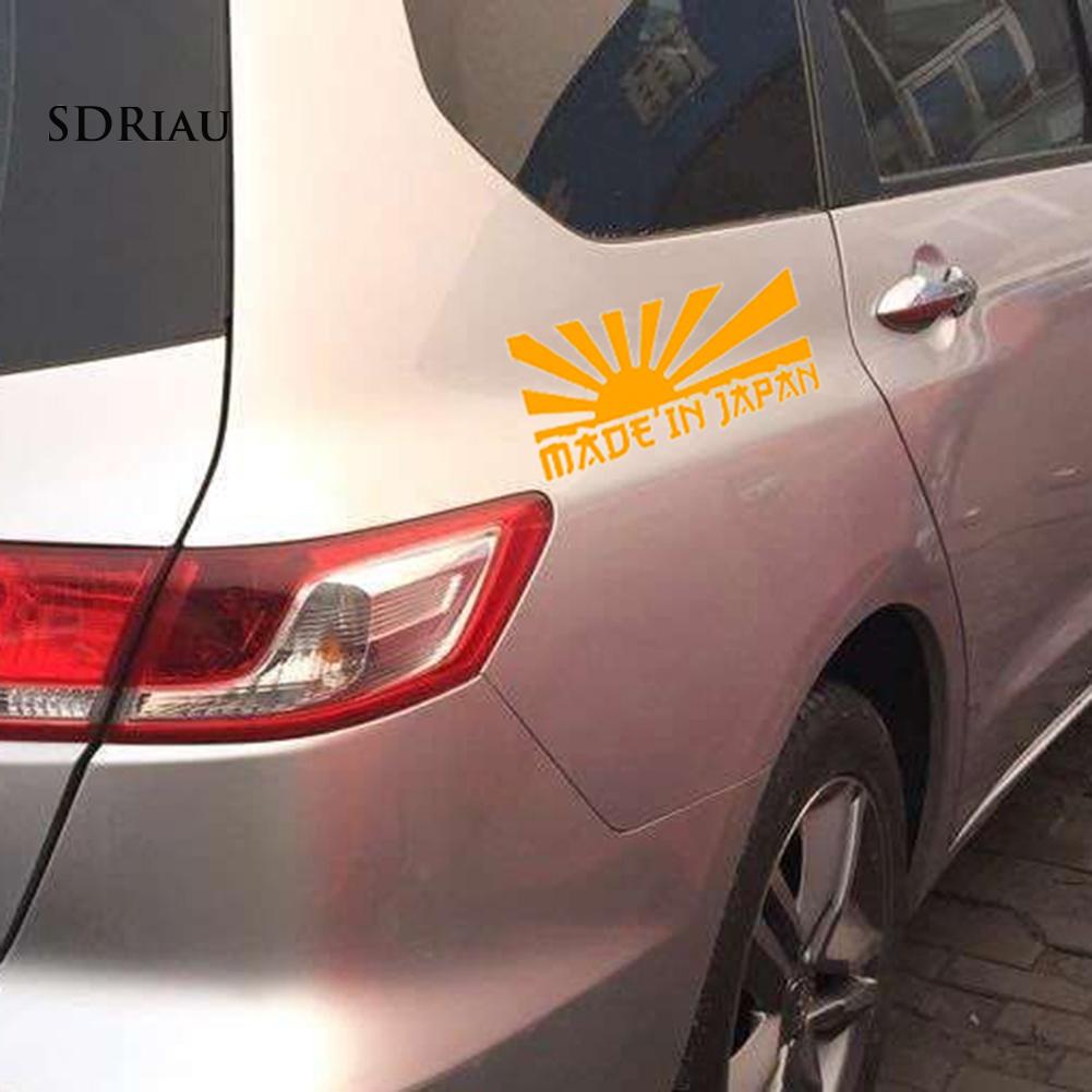 Sticker Chữ Made In Japan Dán Trang Trí Xe Hơi