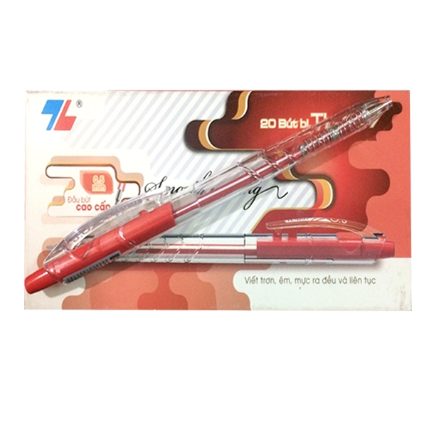 Hộp Bút Bi Thiên Long TL-097 - Màu Đỏ