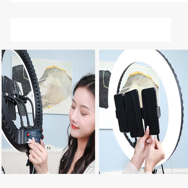 ĐÈN LIVE STREAM PRO 45CM, ĐÈN CHỤP HÌNH, MAKEUP ÁNH SÁNG TRẮNG GIÚP LÊN HÌNH CỰC ĐẸP