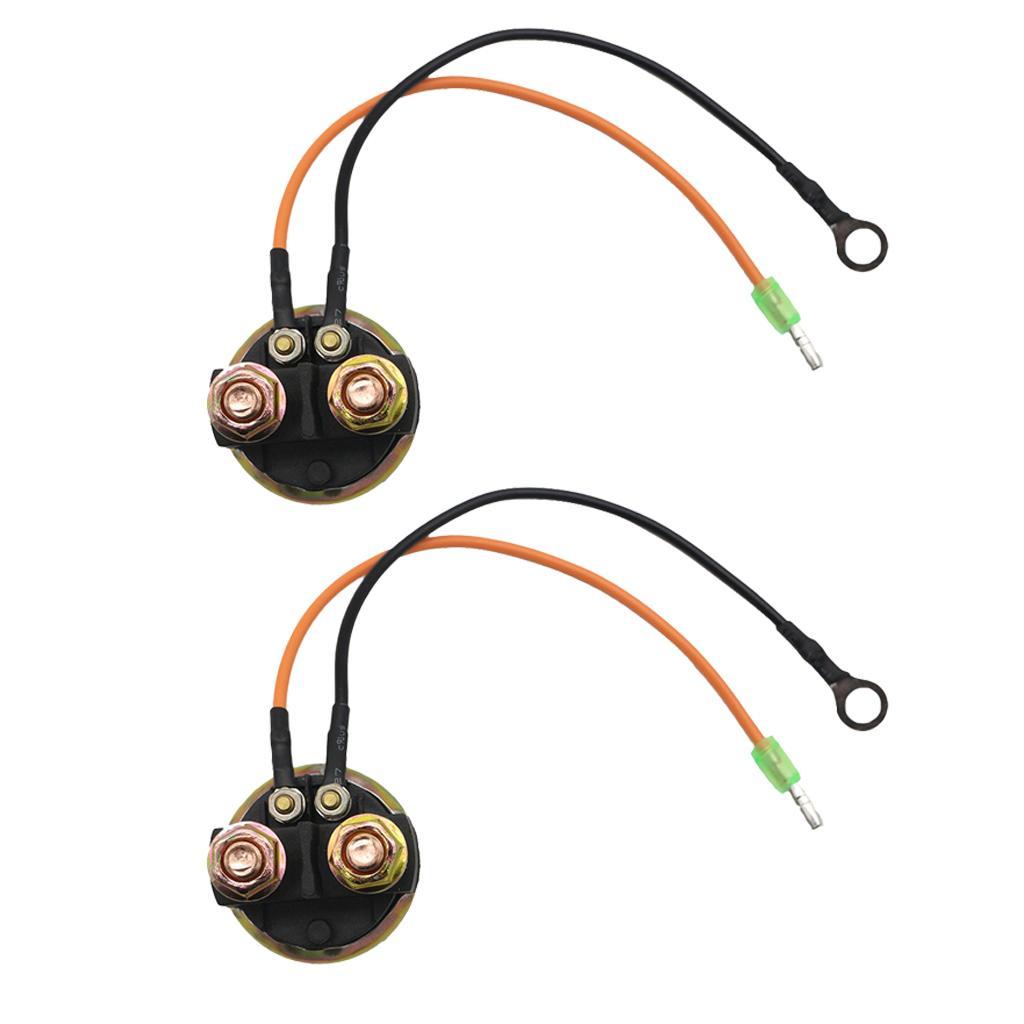 2 X Motorcycle Starter Solenoid Starter Engine System Solenoid