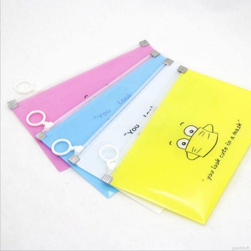 Hộp Đựng Mặt Nạ Chống Bụi Chống Thấm Nước Họa Tiết Hoạt Hình