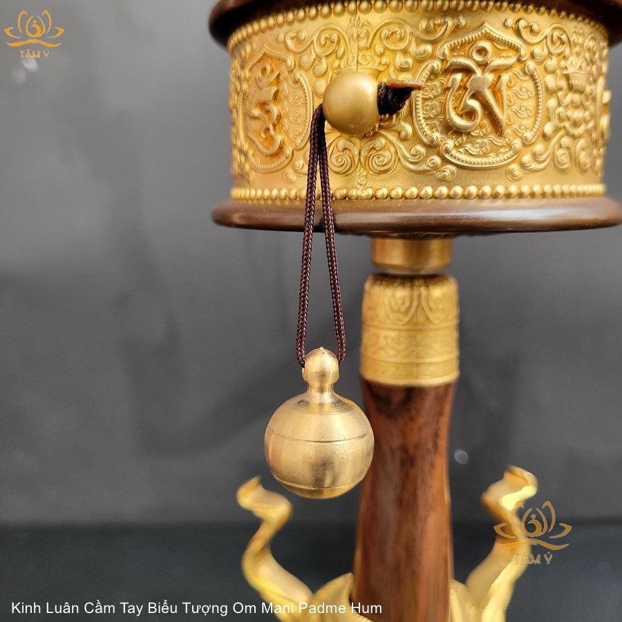 |Lõi Giấy| Kinh Luân Cầm Tay Biểu Tượng Om Mani Padme Hum