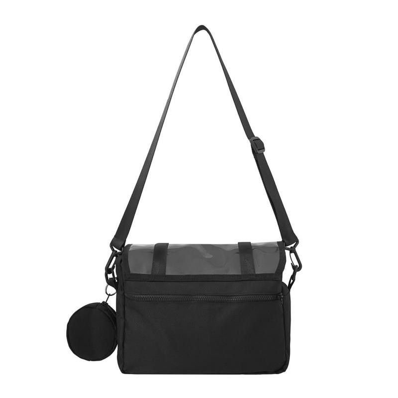 Túi messenger bag Bin original full black
