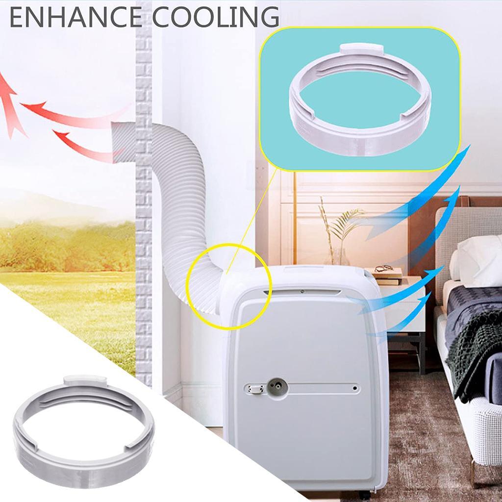 Exhaust Hose Interface Adapter Connector for  Air Conditioner Square