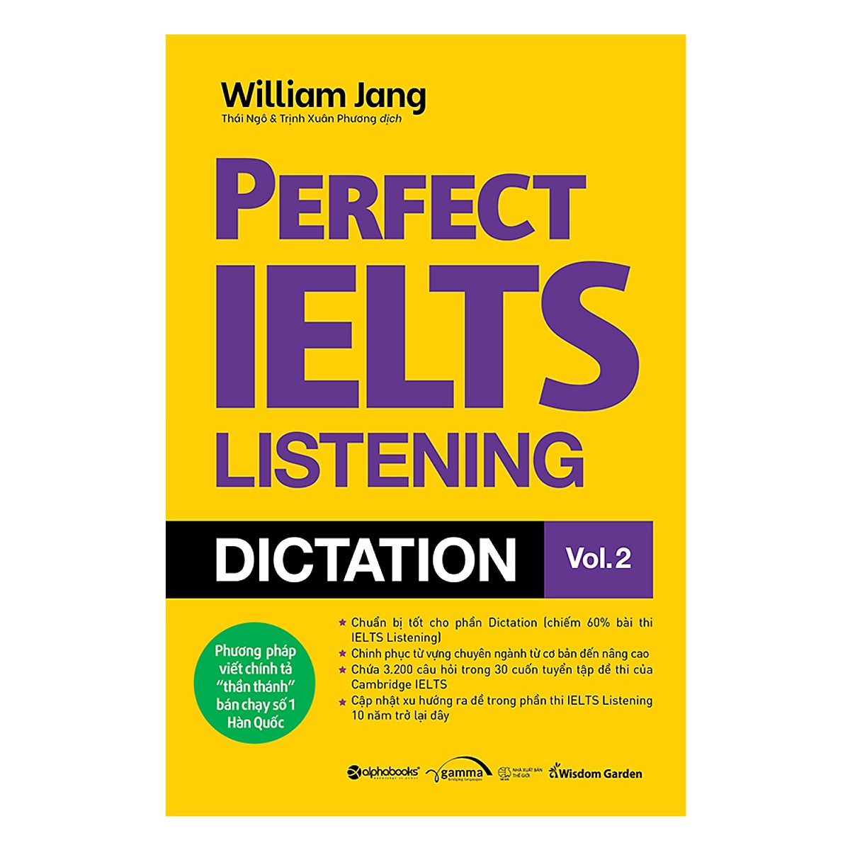 Bộ sách Perfect IELTS Listeng Dictation Vol.1 + 2 (02 Cuốn)