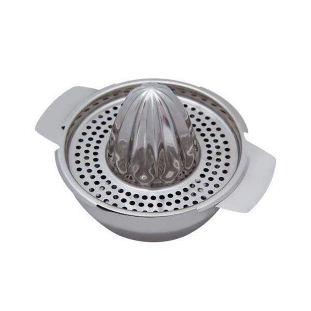 Bộ Vắt cam, vắt chanh INOX 304 tiện dụng, vắt cam nhựa có thước đong định mức