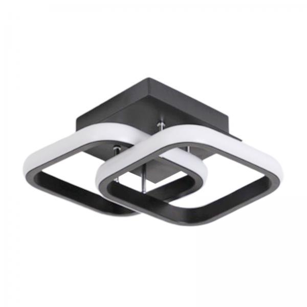 2X LED Ceiling Light Bar Lamp Room Hotel Lighting Black 24x20x12.5cm