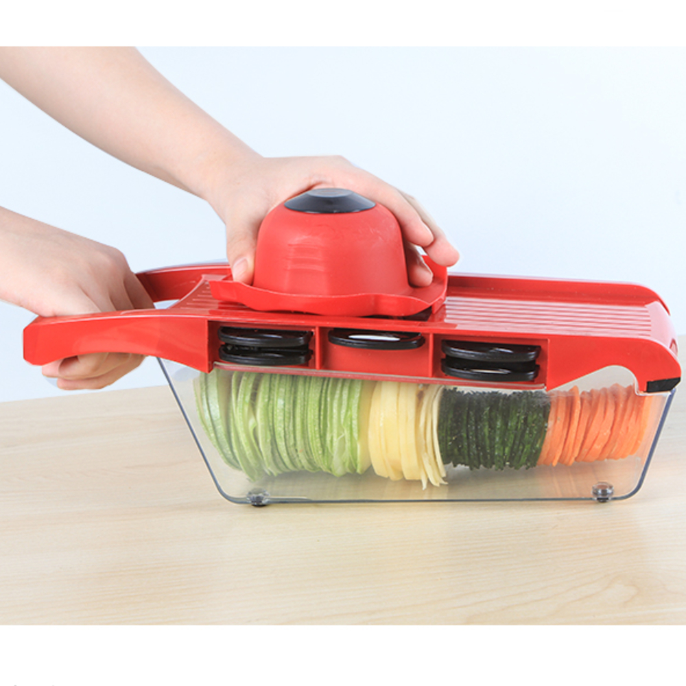 Bộ Dụng Cụ Nạo, Bào, Cắt Lát Rau Củ Quả Đa Năng 6 in1