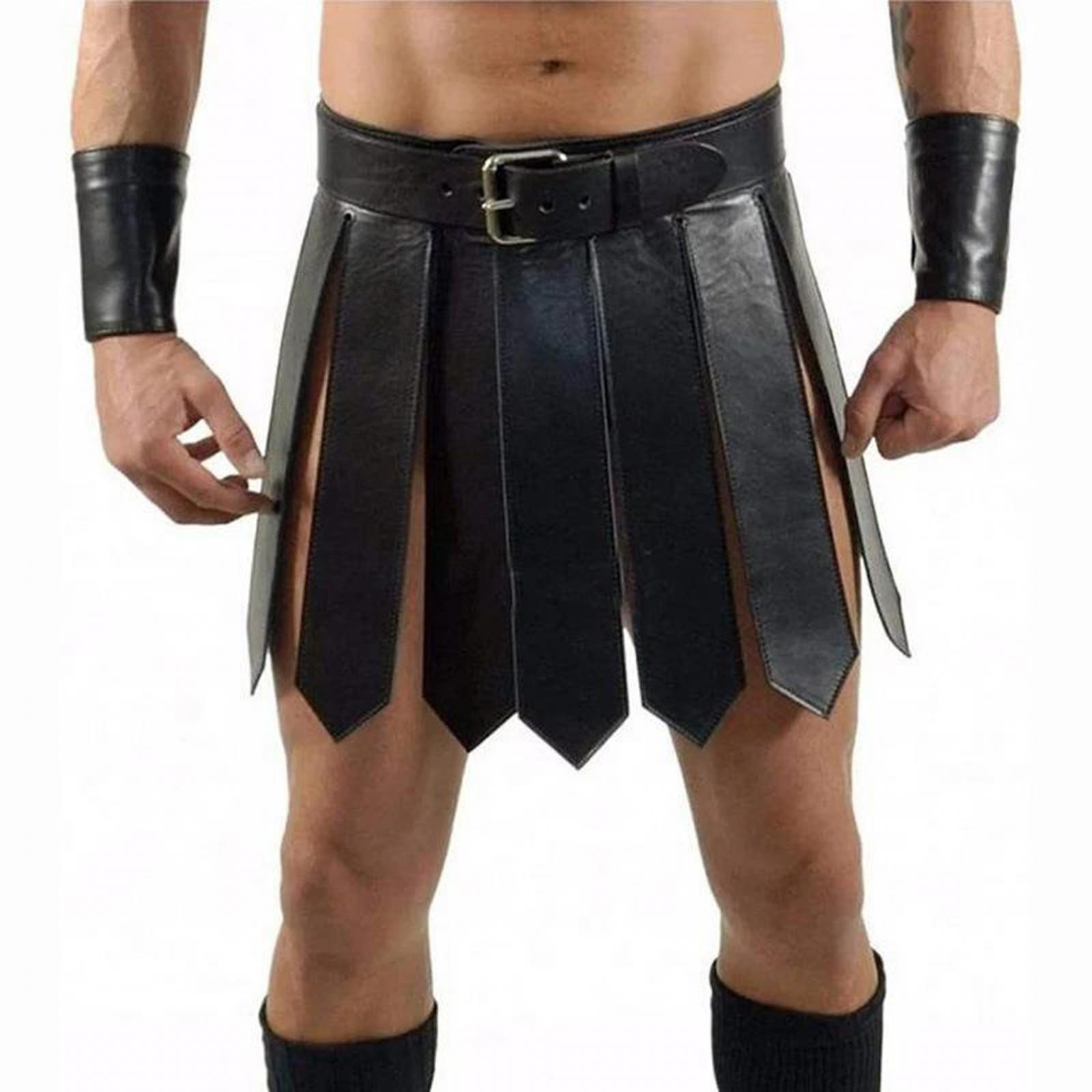 Roman Skirt Rave Party PU Cosplay Adjustable Roman Costume