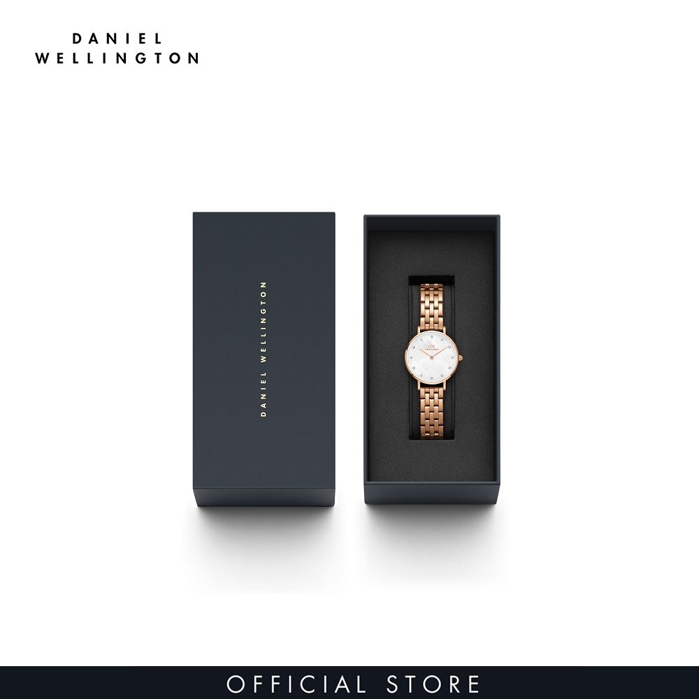 Đồng hồ Nữ Daniel Wellington kim loại - 5-Link Petite Lumine 28mm DW00100613