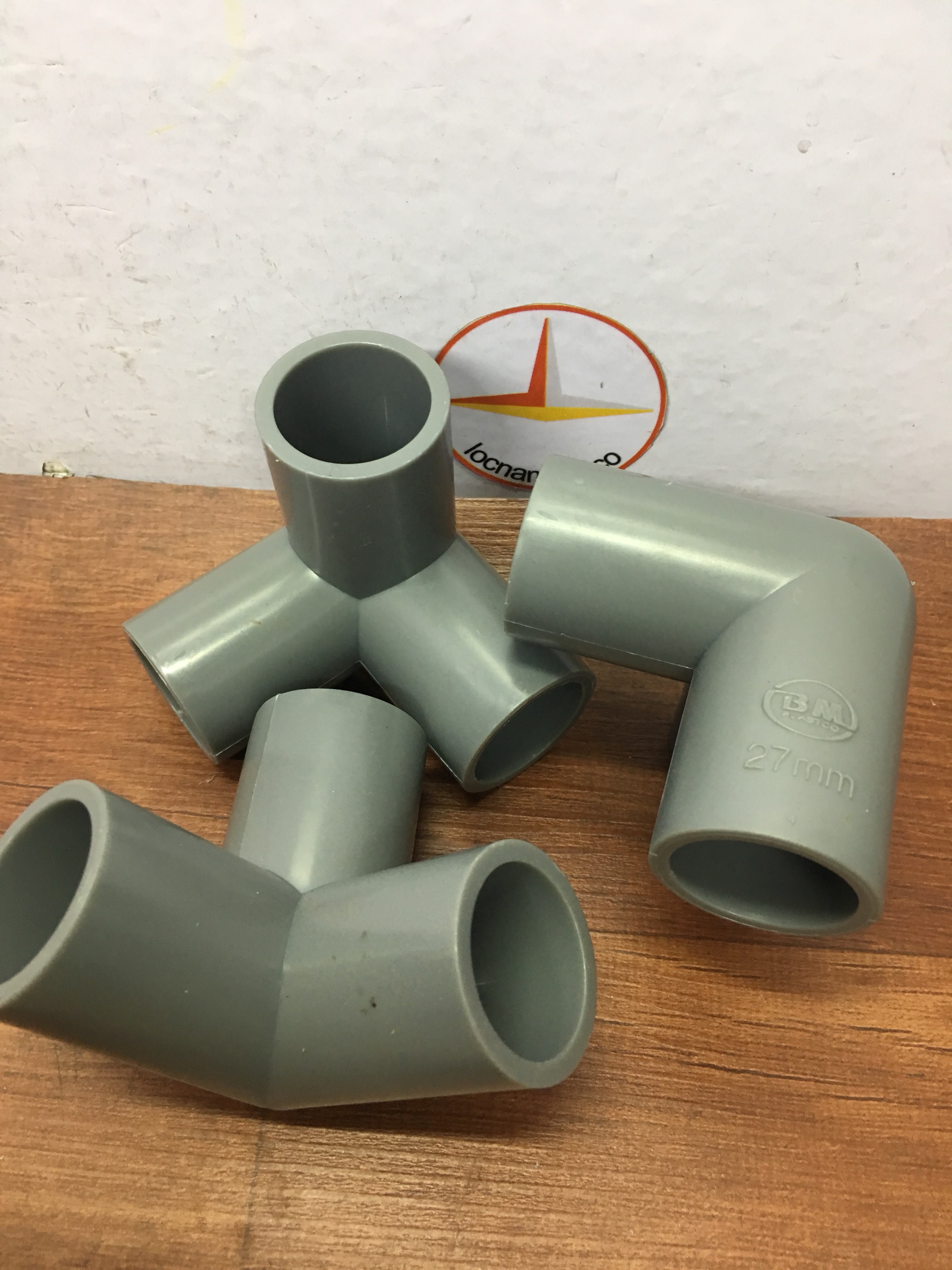 Co góc 3 hướng 27 nhựa PVC Bình Minh