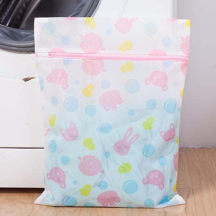 Set 5 túi giặt đồ máy giặt hình hoa, túi lưới giặt quần áo lót tiện lợi