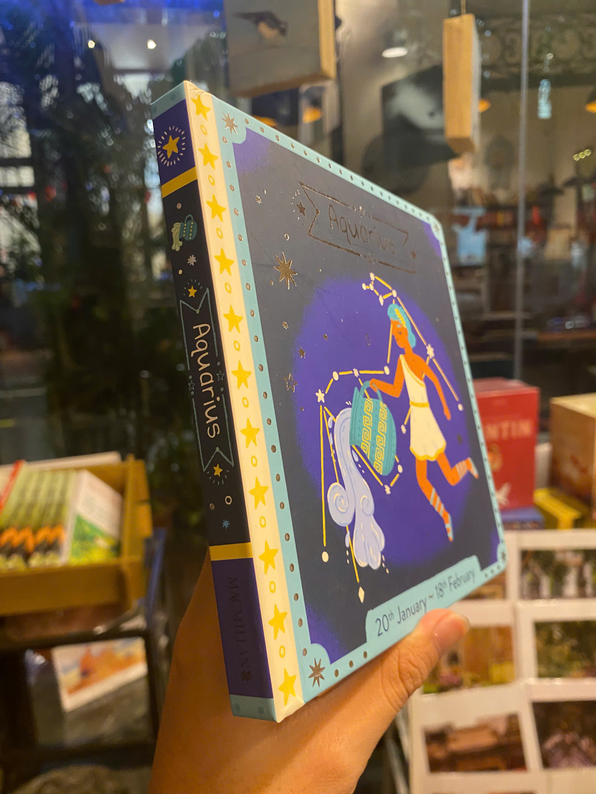 Sách - My Stars Series Aquarius by Campbell Books | Children's Astrology Picture Book